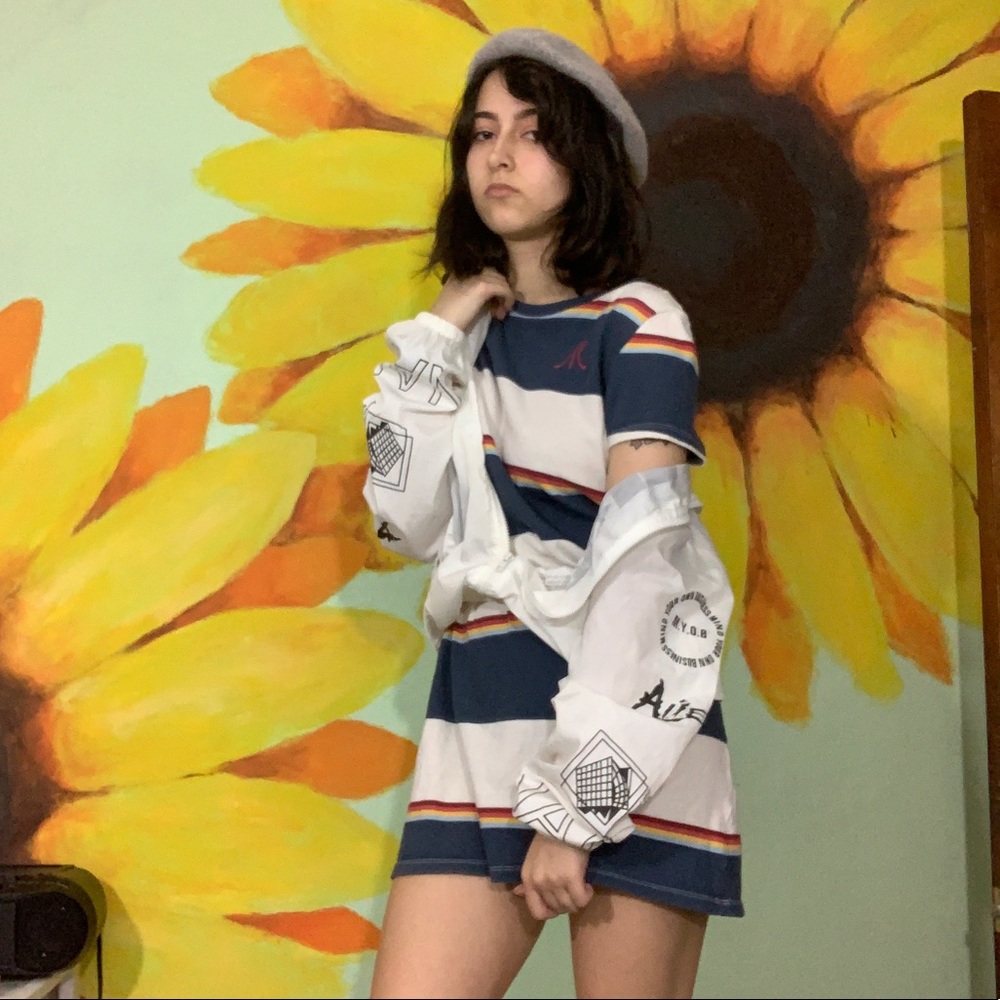 White nylon jacket